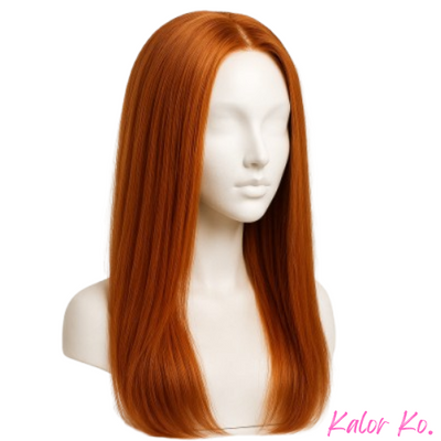 Colored Straight Wigs – 100% Human Hair