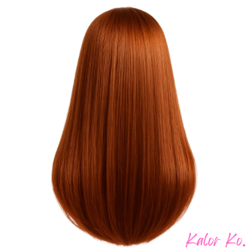 Colored Straight Wigs – 100% Human Hair