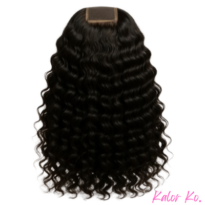 4x4 Deep Wave Closure Wig – 200% Density