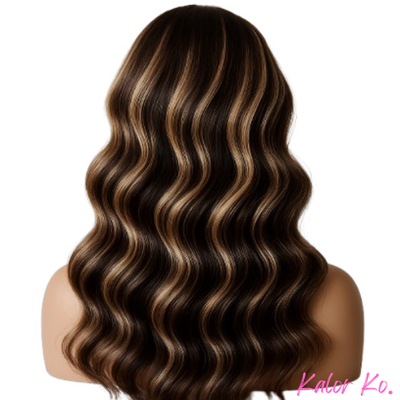Colored Body Wave Wigs – 100% Human Hair