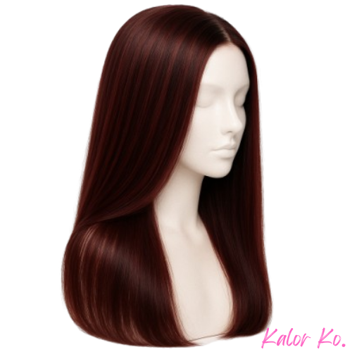 Colored Straight Wigs – 100% Human Hair