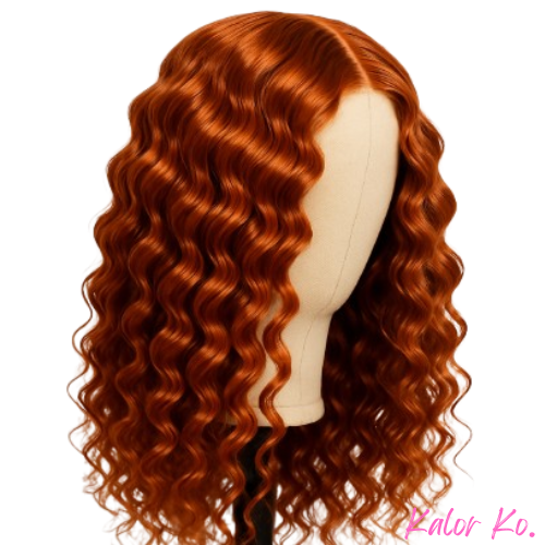 Colored Deep Wave Wigs – 100% Human Hair