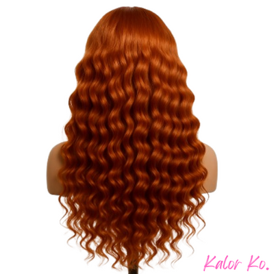 Colored Deep Wave Wigs – 100% Human Hair