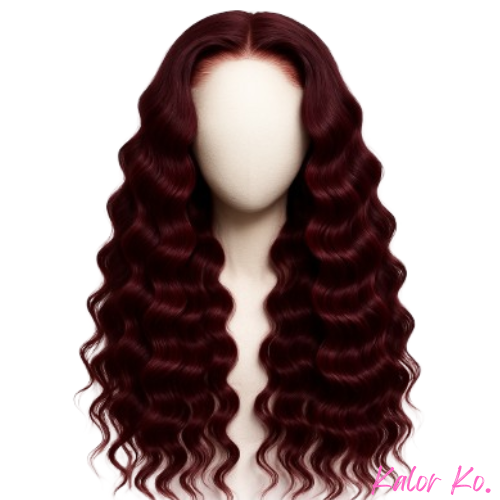 Colored Deep Wave Wigs – 100% Human Hair