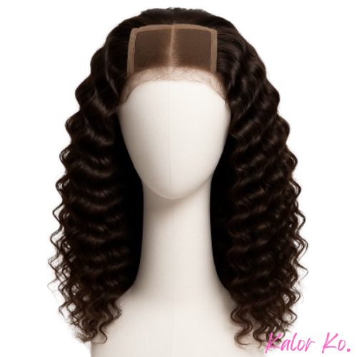 5x5 Closure Deep Wave Wig – 200% Density