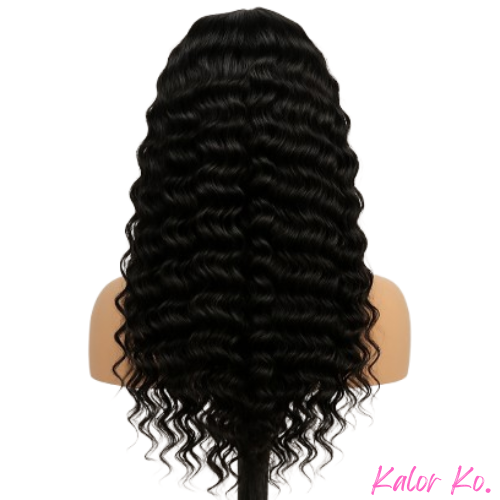 13x4 Deep Wave Lace Front Wig – 180% Density