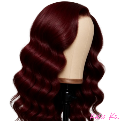 Colored Body Wave Wigs – 100% Human Hair