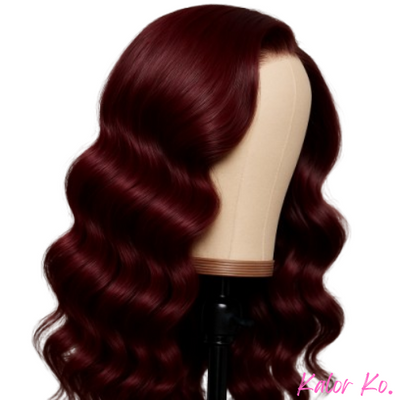 Colored Body Wave Wigs – 100% Human Hair
